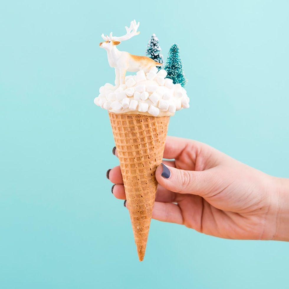 Winter Cone Cake Recipe