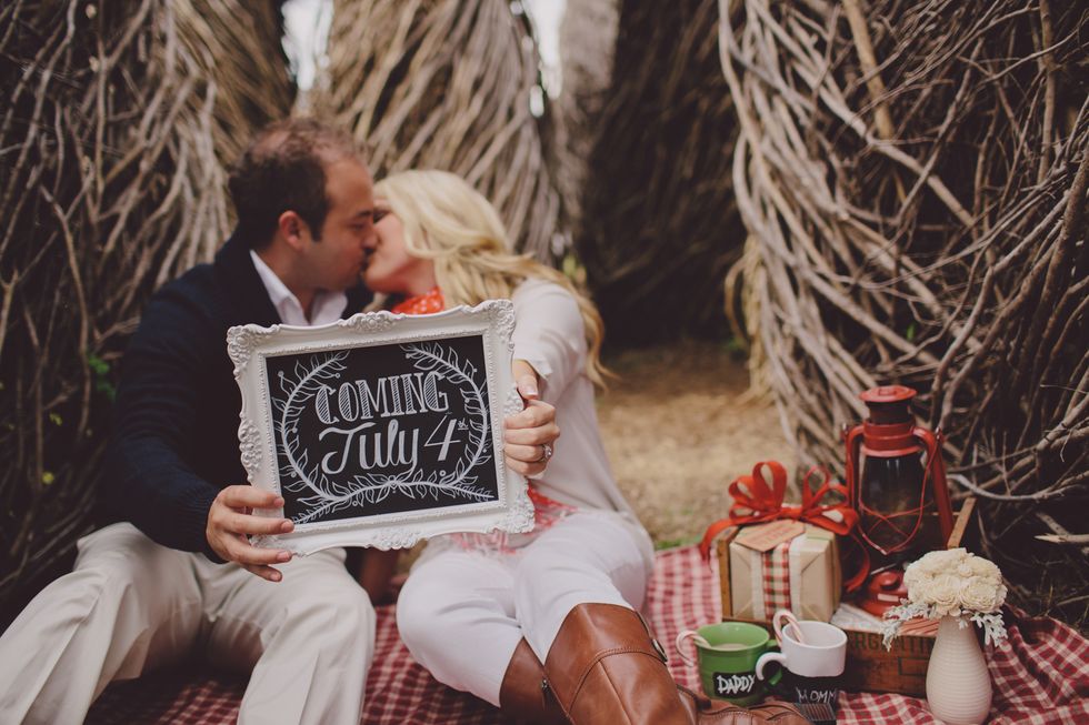Winter Picnic Chalkboard