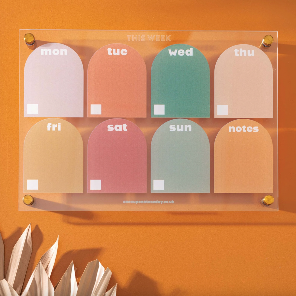 Wipeable Weekly Planner