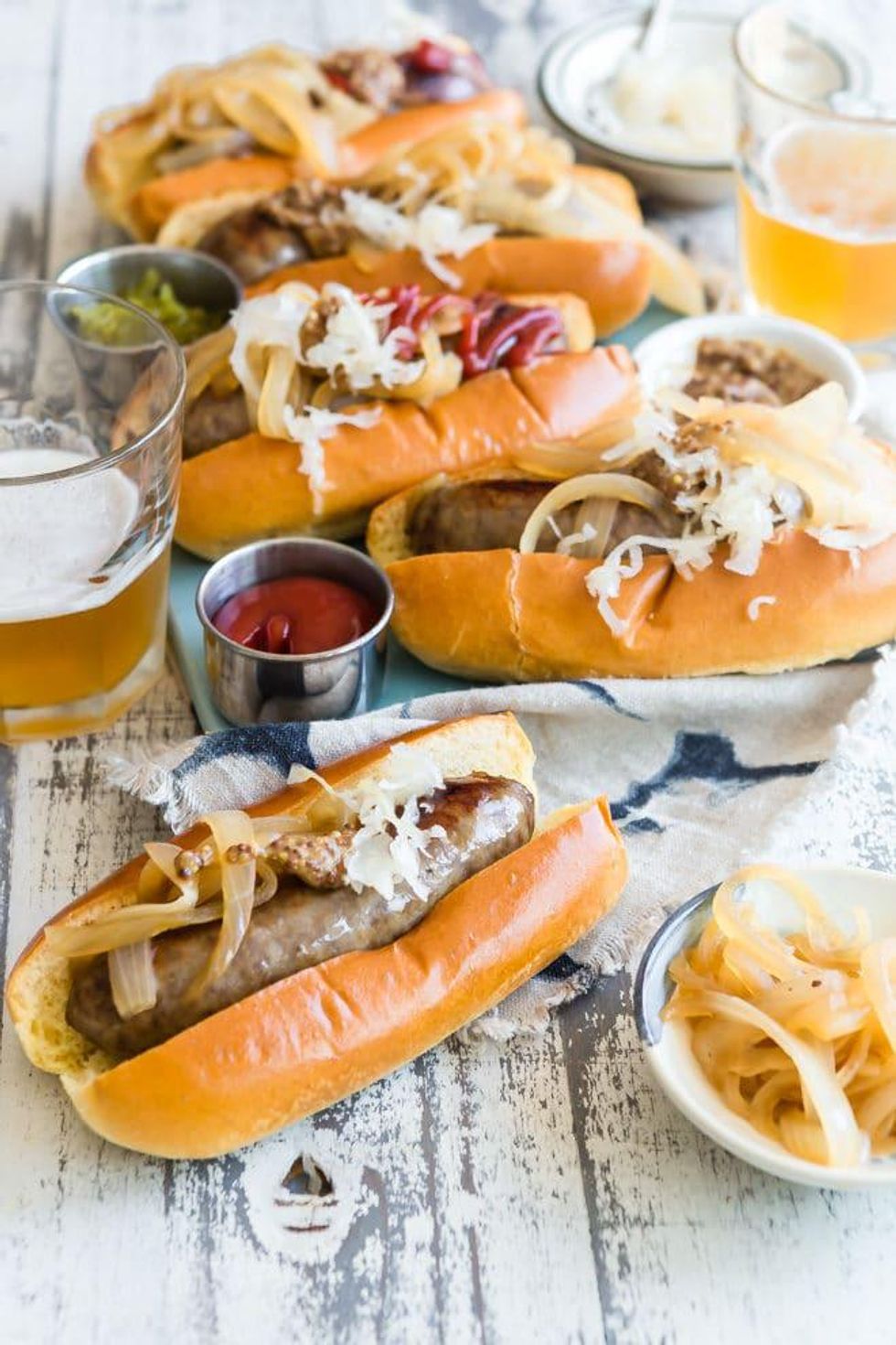 Make These Wisconsin Beer Brats for Your Next Tailgate Party Brit + Co