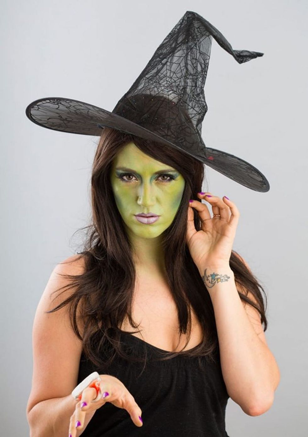 Witch last-minute Halloween costume