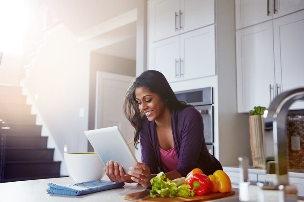 Woman in kitchen