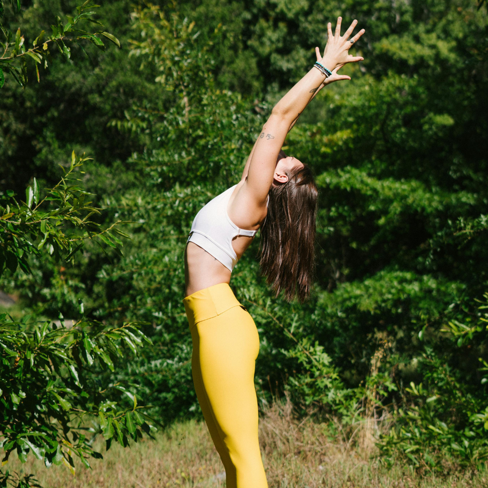 Woman Practicing Yoga