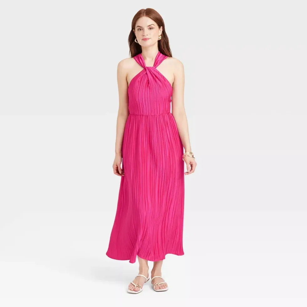 Women's Wow Occasion Knotted Midi Dress - A New Day\u2122