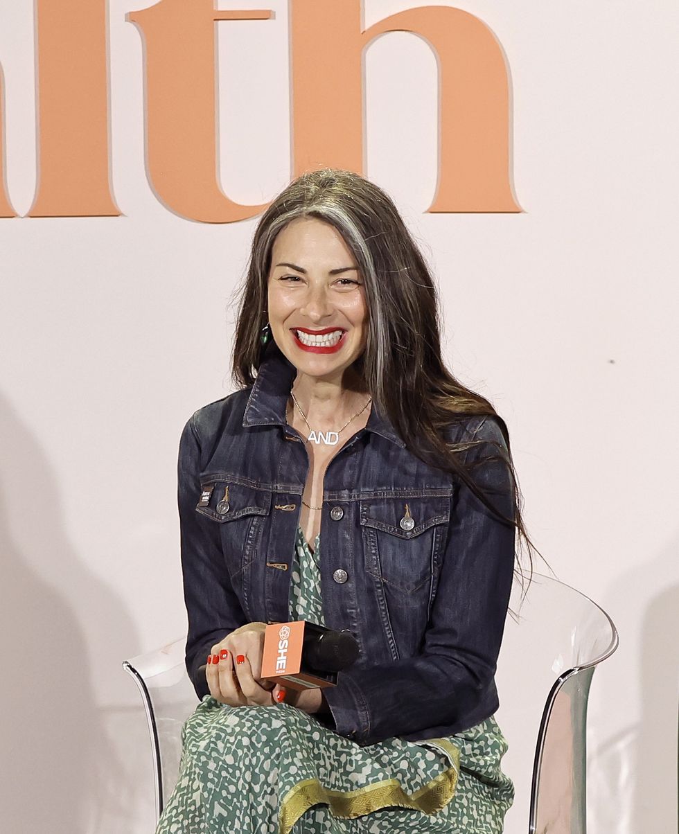 women with gray hair