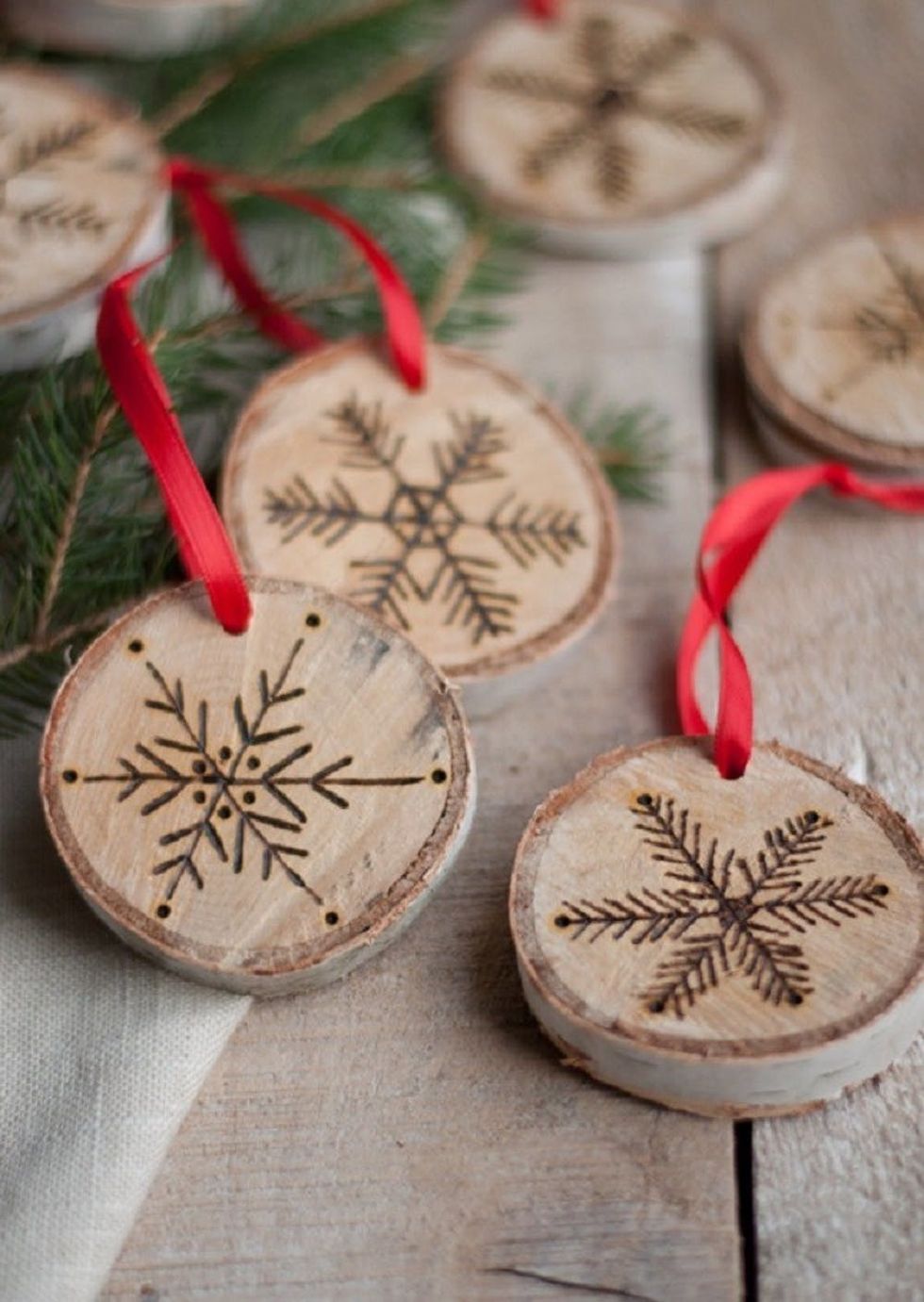 Wood ornaments