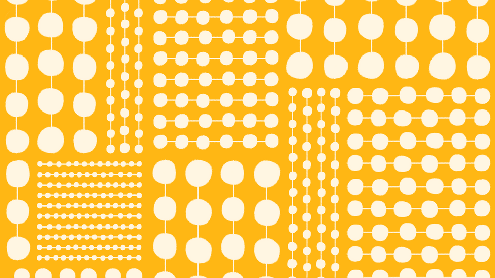 Yellow pearls laptop wall paper