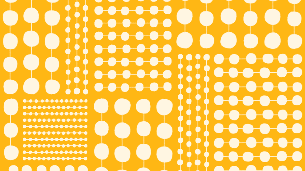 Yellow pearls laptop wall paper