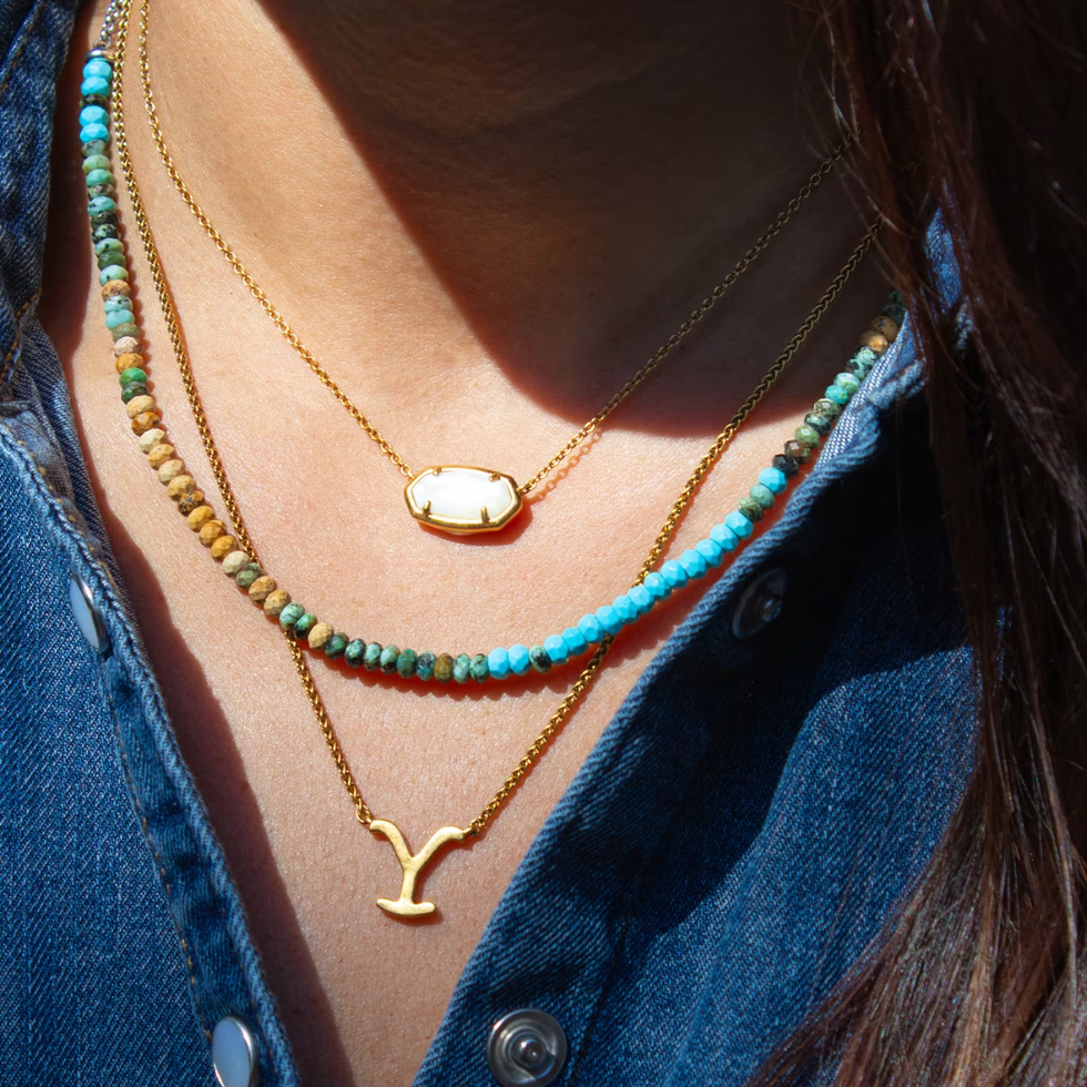 Yellow Rose By Kendra Scott x Yellowstone Necklace