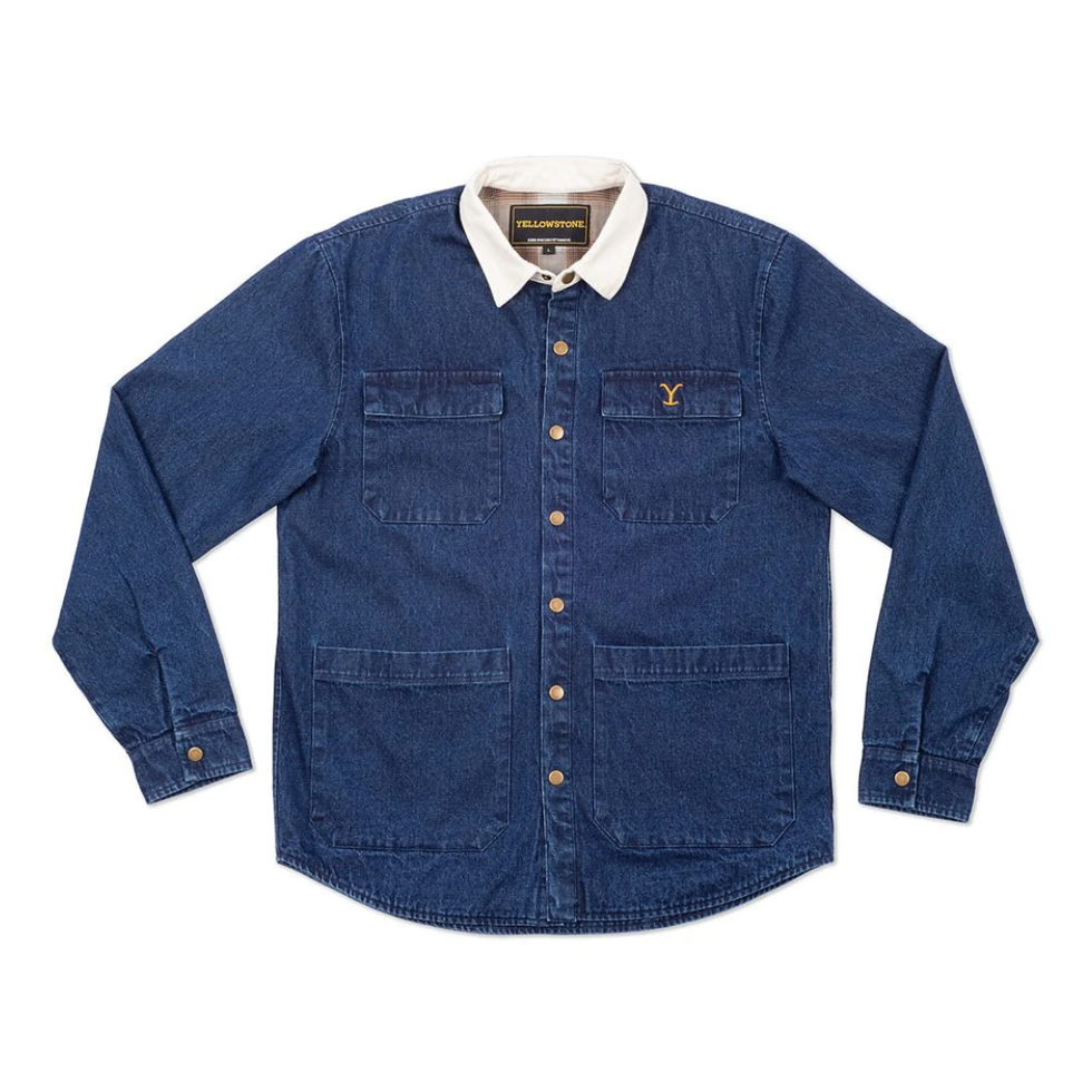 Yellowstone Denim Embroidered Barn Jacket