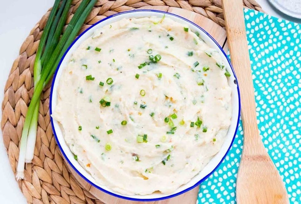 Yogurt Slow Cooker Mashed Potatoes