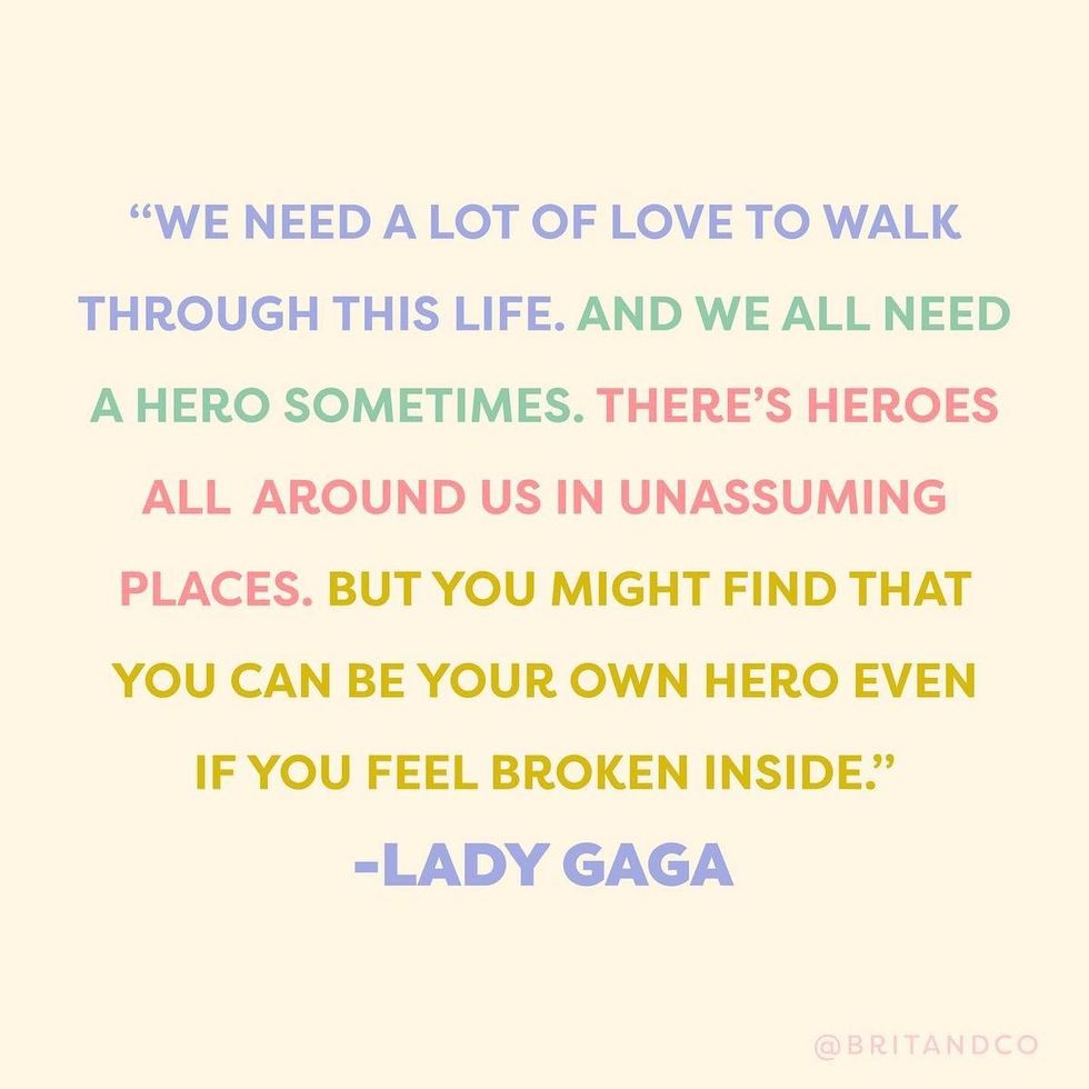 you can be your own hero positive affirmations