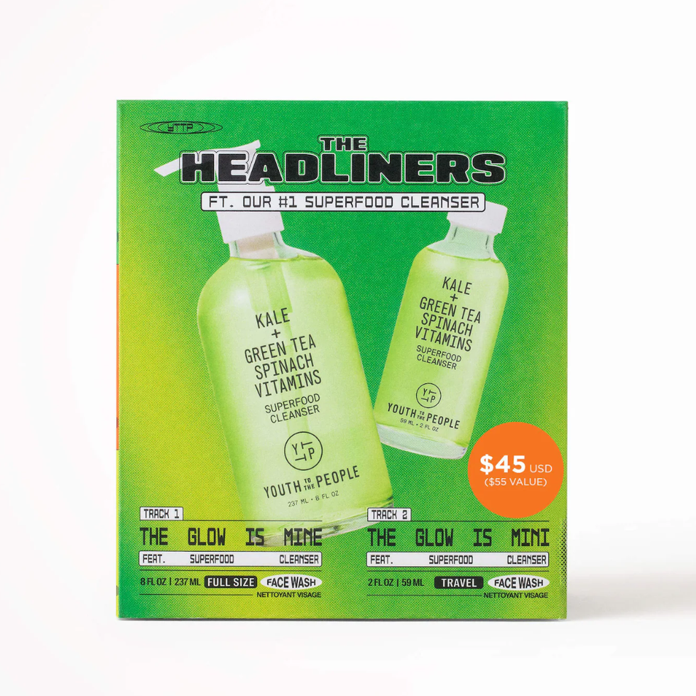 Youth To The People The Headliners Superfood Antioxidant Cleanser Skincare Set