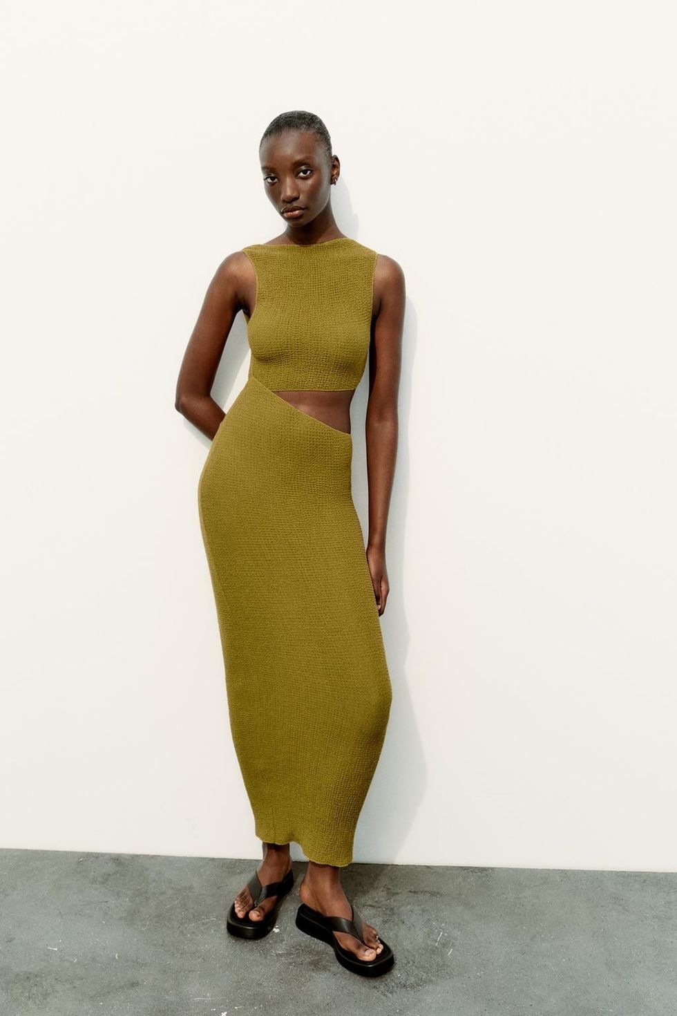 Zara Cut Out Maxi Dress