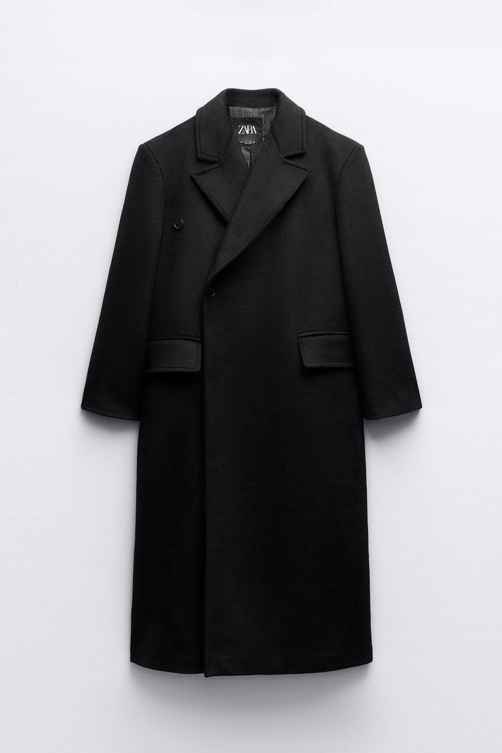 Zara Oversized Felt Texture Coat