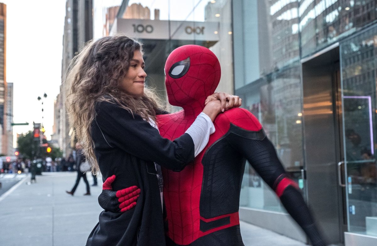 zendaya and tom holland in spider-man: far from home 2026 movies