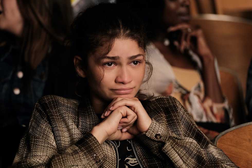 Zendaya in Euphoria on HBO Max