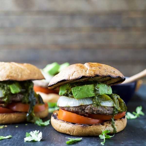 Zesty Chimichurri Burgers