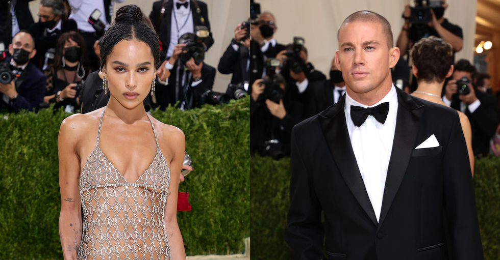 Zo\u00eb Kravitz And Channing Tatum at the 2021 met gala