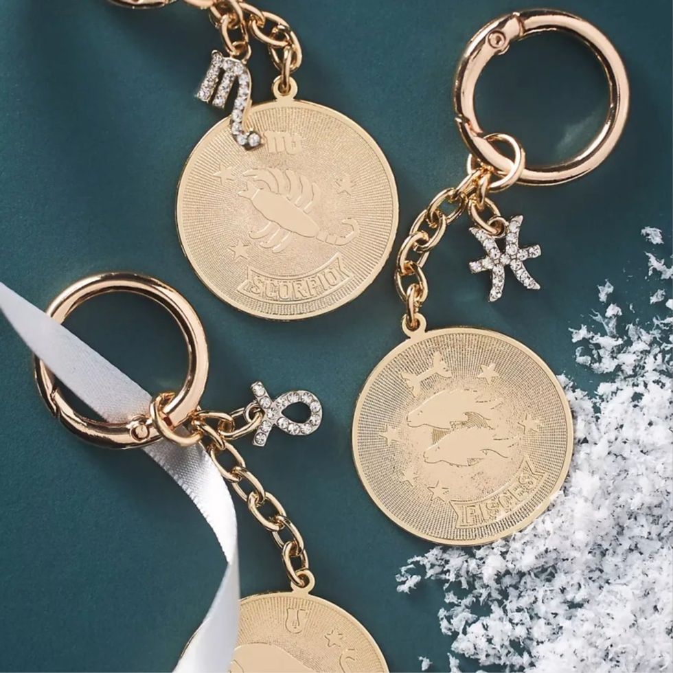Zodiac Pressed Coin Bag Charms