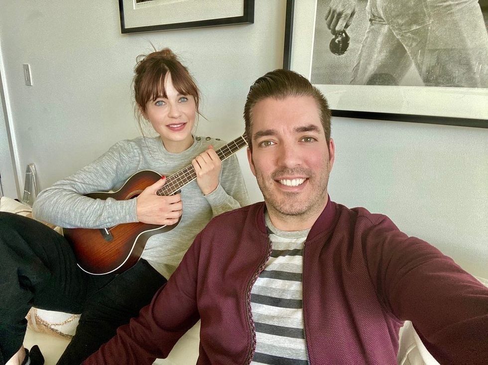 Zooey Deschanel And Jonathan Scott relationship