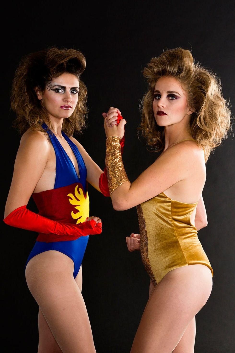 Zoya the Destroya and Liberty Belle from GLOW