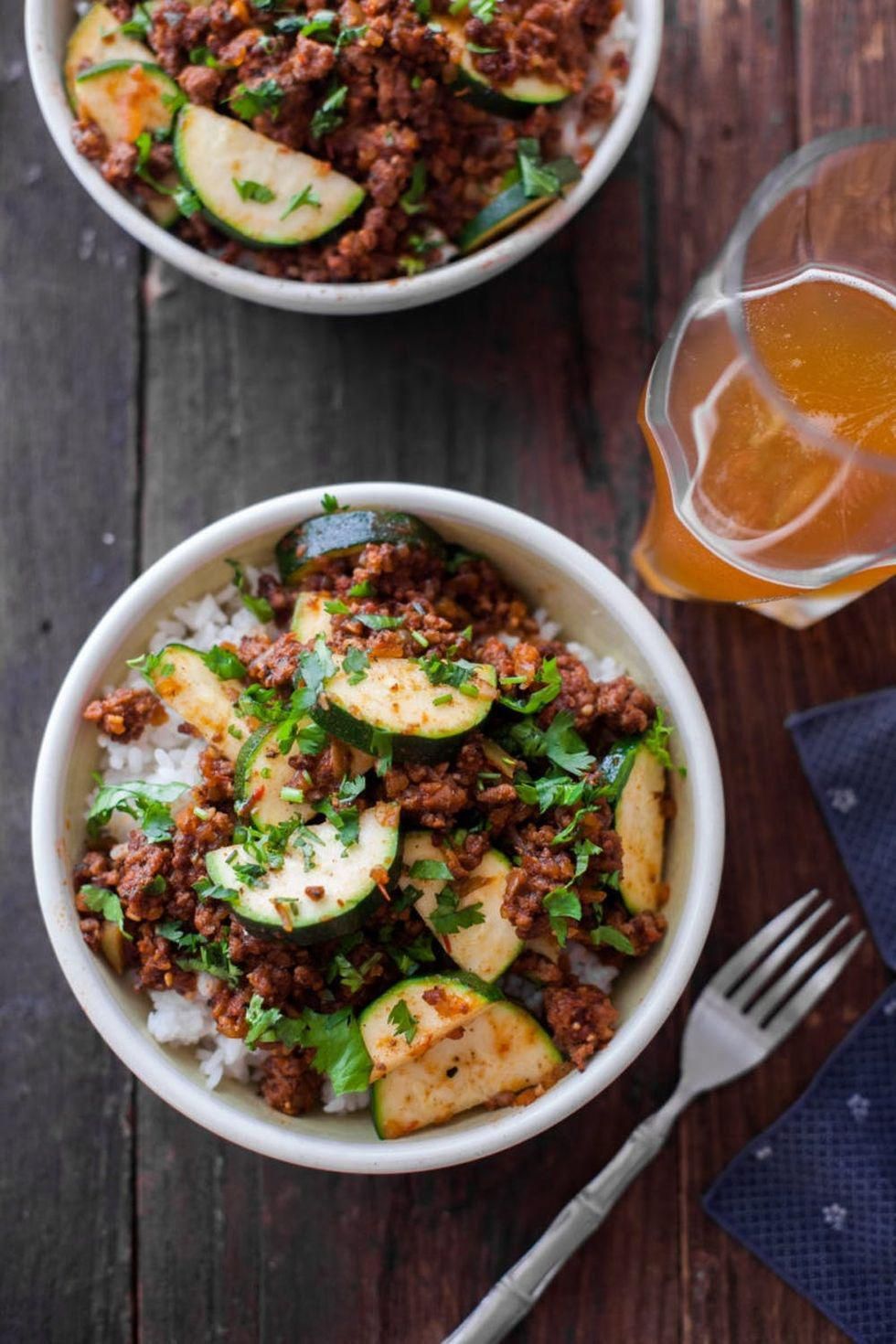 Zucchini Beef Skillet