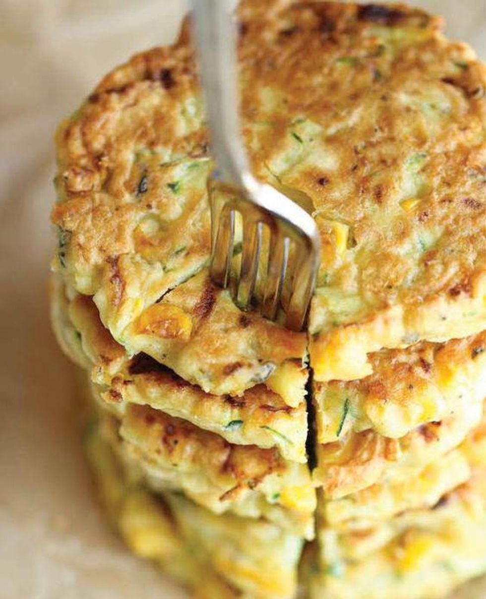 Zucchini Corn Pancakes
