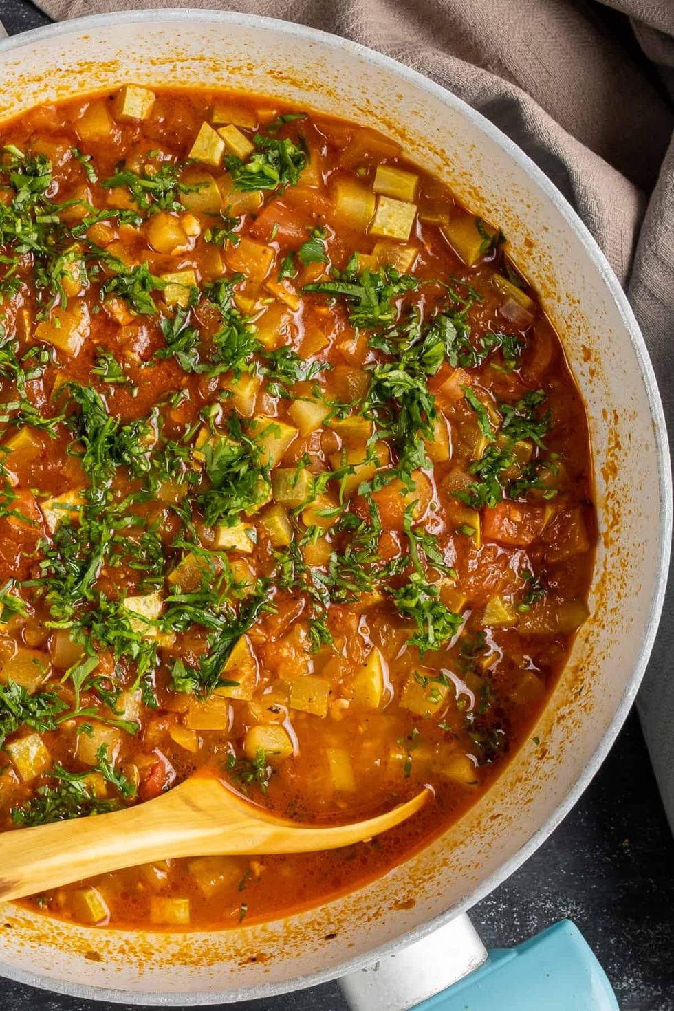 Zucchini Stew With Tomatoes