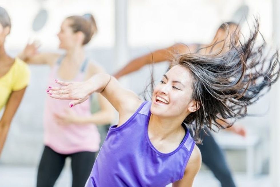 Zumba class dance