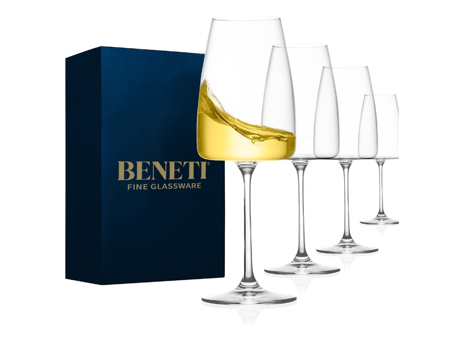BENETI Colorful Drinking Glasses [Set of 6