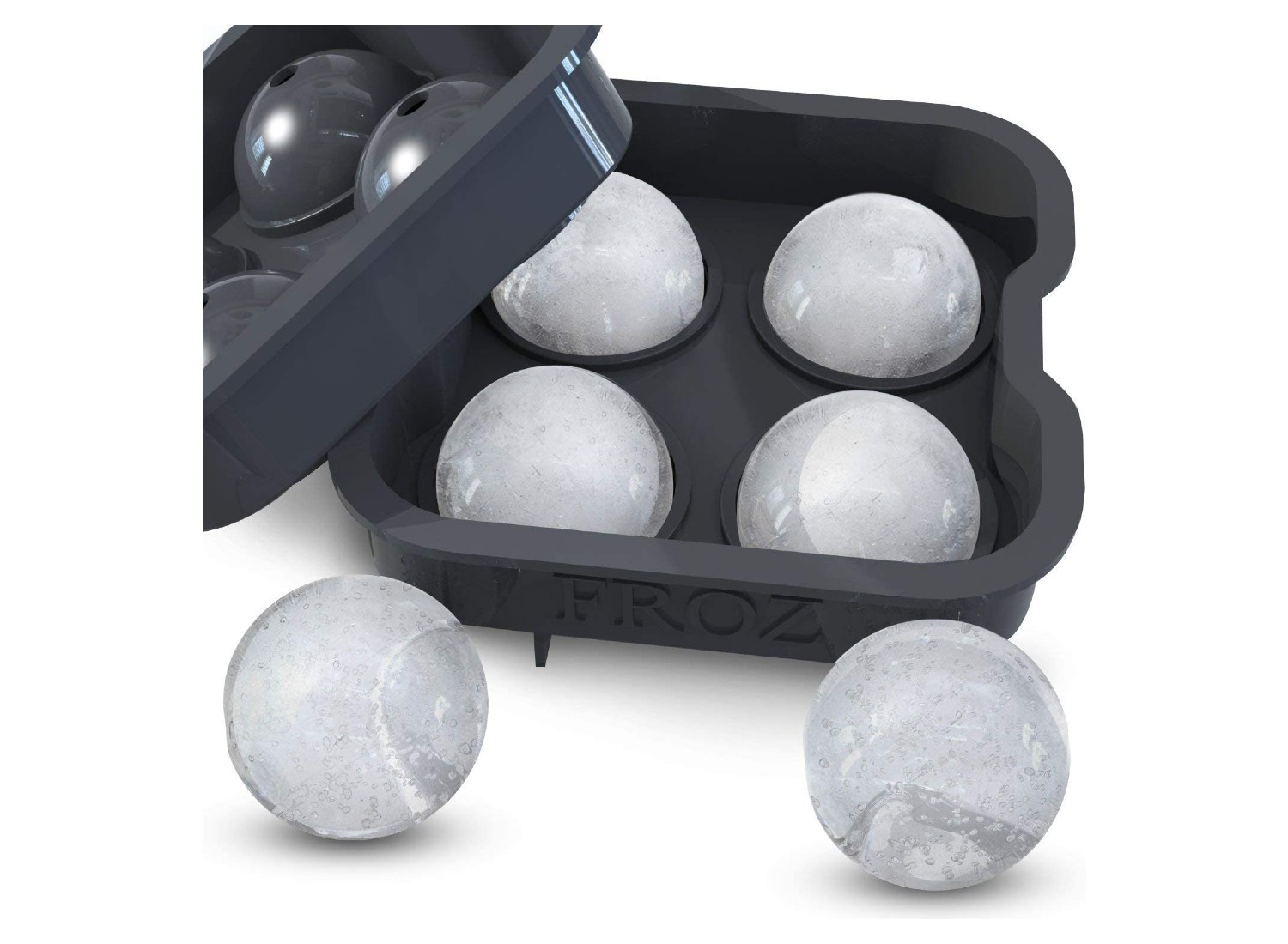 Round Golf Ball Silicone Ice Cube Molds, Durable Ice Maker, Ice