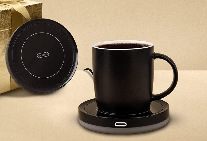 Mind Reader USB Coffee Mug Warmer for Desk, Tea Cup Warmer
