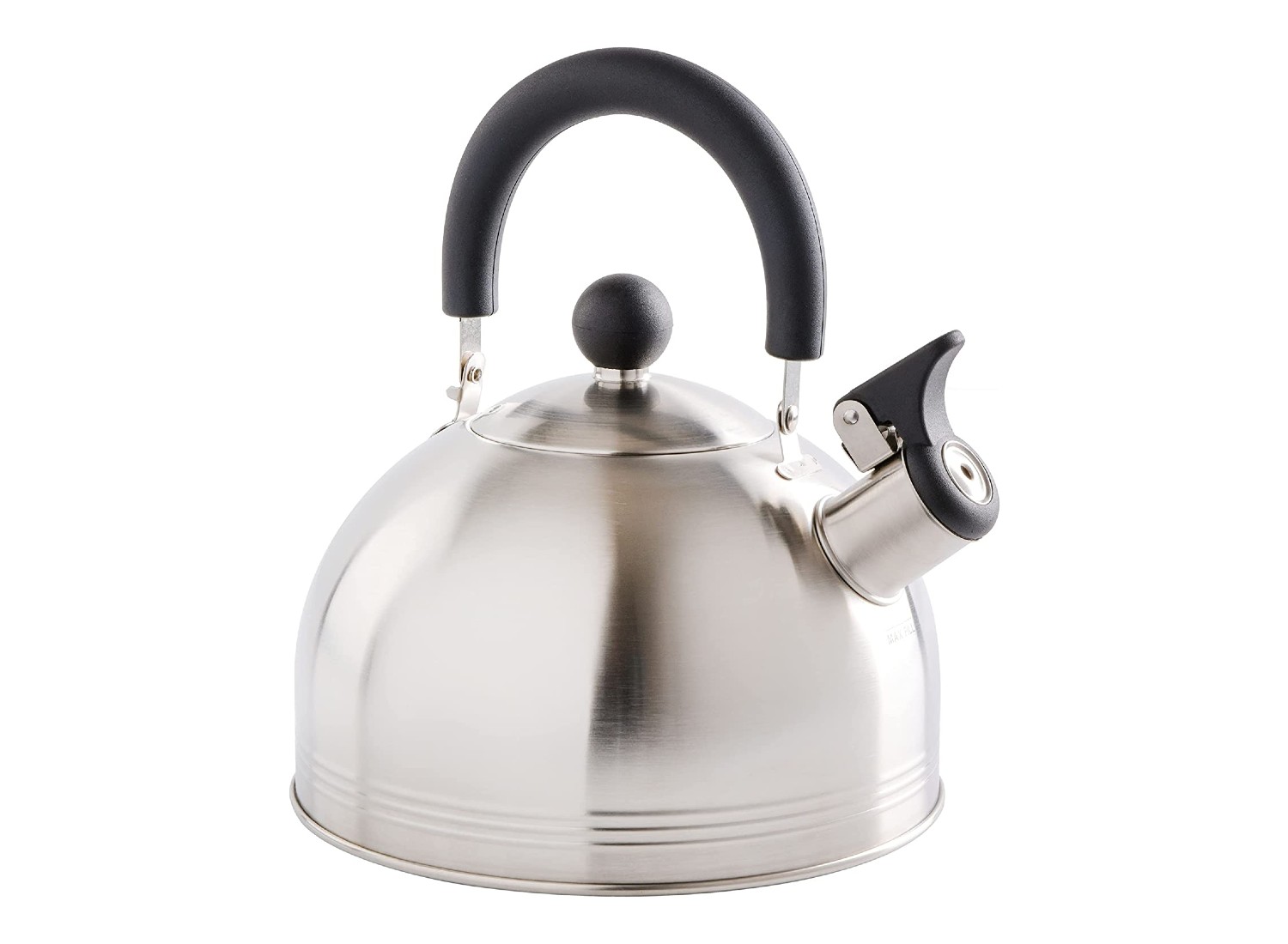 2.5 QT. TEA KETTLE Whistling Modern Stainless Steel Tea Pot for Stovetop  Grip