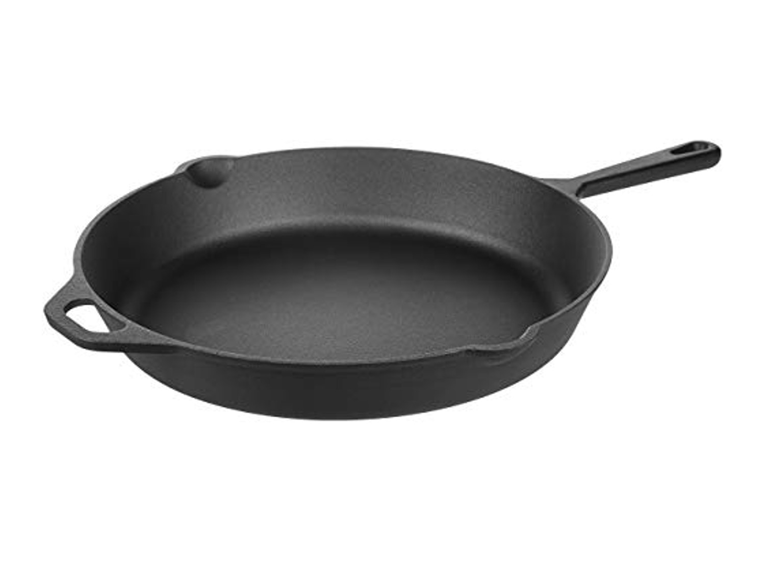  Utopia Kitchen Saute Fry Pan - Chefs Pan, Pre-Seasoned Cast  Iron Skillet - Frying Pan 12 Inch - Safe Grill Cookware for indoor &  Outdoor Use - Cast Iron Pan (Black)