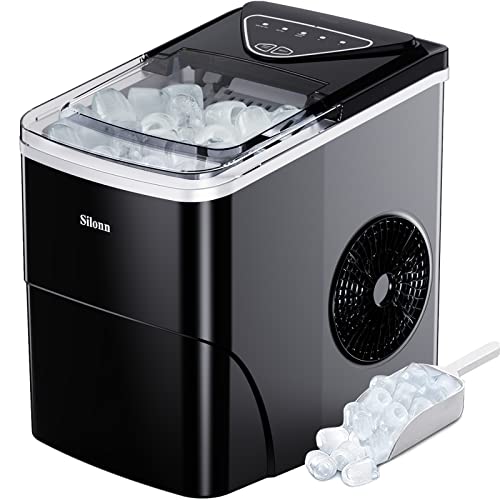 VIVOHOME 26 lbs. /day Countertop Portable Ice Cube Maker in Light