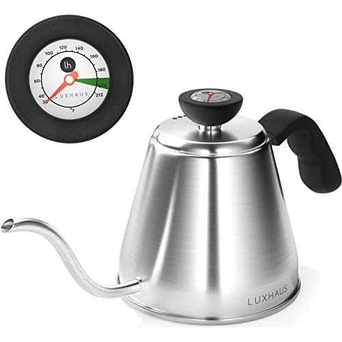 Chefbar Tea Kettle with Thermometer for Stove Top Gooseneck Kettle, Pour  Over Coffee Kettle, Tea Pot Stovetop Teapot, Hot Water Heater Boiler for